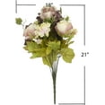 thumbnail image 2 of Artificial Spring Mixed Flower 14 stem Rose/Hydrangea Bush , ABN1B012-LT.MV_MIX, 2 of 4
