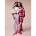 thumbnail image 2 of Joyspun Women’s Long Sleeve Tee and Joggers, 2-Piece Pajama Set, Sizes S-3X, 2 of 6