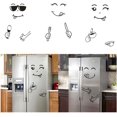 thumbnail image 3 of ZHAOCHENG 4 Uds. Bonito imán para nevera, pegatina sonriente extraíble, bonita pegatina para nevera, cara feliz, deliciosa, cocina, nevera, pegatinas de pared, arte, para decoración de cocina, 3 of 5