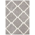 thumbnail image 5 of Parma Lyssa Geometric Shag Area Rug by Chateau Lyon, Grey/Cream, 6'7" x 6'7" Square, 5 of 11