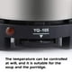 thumbnail image 5 of FTVOGUE 110V Mini Estufa Eléctrica 500W,Estufa Eléctrica Portátil Multifuncional de Temperatura Ajustable para Calentar Leche, Café, Té, 5 of 5