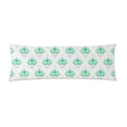 thumbnail image 1 of BSDHOME Plant Pattern Green Leaf Flora Abstract Body Pillow Cover pillow Case Pillow Protector Cushion Cover 20x60 inch, 1 of 1