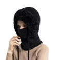 thumbnail image 2 of kaondbfi Women's Outdoor Travel Essentials Accessories Beanie Hats for Women Winter Knitted Hat Warm Cycling Ski Windproof Hood Heavyweight Thermal Fleece, 2 of 5
