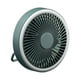 thumbnail image 2 of Ventilador de techo recargable USB con luz - Ventilador portátil colgante, 3 velocidades, luz nocturna regulable para interiores exteriores, blanco azul verde, 2 of 5