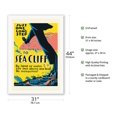 thumbnail image 2 of Just One Long Step to Sea Cliff Long Island - New York World's Fair - WPA Federal Art Project - Vintage Travel Poster c.1939 - Fine Art Rolled Canvas Print 27in x 40in, 2 of 4