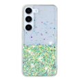 thumbnail image 5 of Compatible with Samsung Galaxy S23 Plus Bling Case Glow in The Dark Noctiluncent Fluorescent Luminous Phone Case Women Girls Girly Glitter Sparkling Slim Soft TPU Bumper Protective Cover,Green, 5 of 5