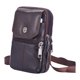 thumbnail image 2 of Bolsa de cuero de vaca multifunción para hombre pequeña para Ehuebsd teléfono Color sólido con cremallera Mini bandolera para exteriores bolso de mano, 2 of 9