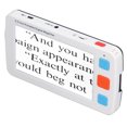 thumbnail image 3 of Portable Digital Magnifier, Electronic Video Reading Aids Folding Handle 4X-32X Zoom 5 Brightness Levels Memory Function  for Low Vision 100-240V White US Plug, 3 of 7