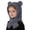 Grey, variant on TIANZEN Winter Kids Hat With Scarf And Ear Soft Lined For Boys Girls Toddler Cold Weather Baby Winter Hat Set Boy