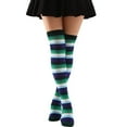 thumbnail image 2 of Socks for Women Colorful Vibrant Rainbow Over The Knee Sock Slim Thigh High Socks Fall Fall Socks Women, 2 of 5