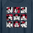 thumbnail image 3 of Mickey & Friends - Minnie Grid - Women's Lightweight French Terry Long Sleeve Shirt, 3 of 5