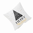 thumbnail image 4 of destyer Christmas Snowflake Letter Tree Pattern Soft Home Car Office Square Pillowcase Cover Case Pillowslip 45x45cm, 4 of 7