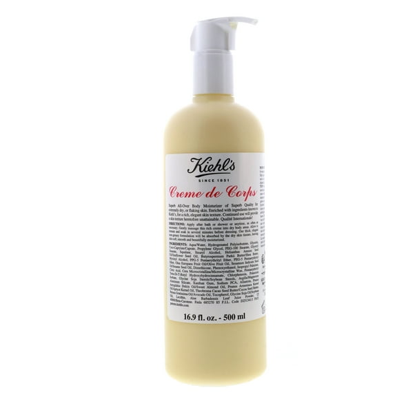 Kiehl's Creme de Corps Body Moisturizer, 16.9 oz