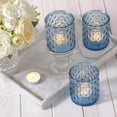 thumbnail image 5 of 8Pcs Large Blue Votive Candle Holders for Wedding, Party, Home Decor, 5 of 6