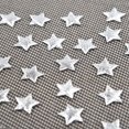 thumbnail image 3 of SMKE 100Pc Shiny Star Confetti,Metallic Foil Stars,Five-Pointed Confetti Star,Glitter Star Confetti,Glitter Festive Table Decorations For Party,Wedding,Christmas,Event Celebrations Silver 100Pc, 3 of 3