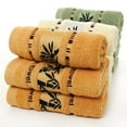 thumbnail image 4 of PALIFEUR Hand Towels for Bathroom 29.5x13.8", Highly Absorbent Bath Towels Bamboo Print Soft Towels Quick-Drying Wash Cloths, Face Towels for Bathroom, Shower, Body(White), 4 of 5
