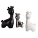 thumbnail image 3 of Juego de 3 figuras familiares de ciervos de cerámica, escultura de estante, decoración de mesa artesanal multiusos para estanterías delicadas, 3 of 9