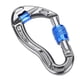 thumbnail image 4 of Mosquetón de escalada en roca con bloqueo de seguridad, grande, 25 kN, para escalada en montaña Azul, 4 of 9