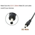 thumbnail image 5 of Paquete de 10 Conectores Macho AlimentacióN CC de 3,5 Mm X 1,35 Mm una Cable Desnudo Cable de AlimentacióN de Cola de Cerdo de Extremo Abierto 3,5X1,35 Mm para AlimentacióN de CC, 5 of 5