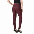 thumbnail image 4 of Women's High Rise Curvy Jean - Burgundy Snake Print, 4 of 6
