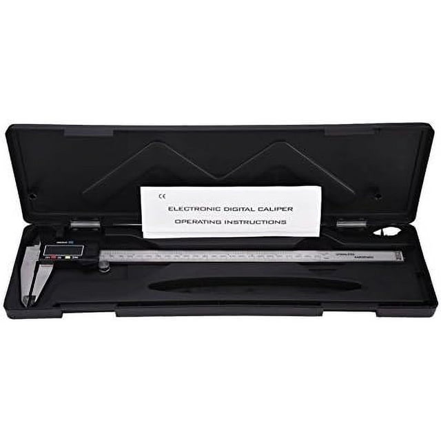 Dinheiro Digital Micrometers Ltd Calibrador digital 300 mm 30,5 cm Vitrina LCD grande incluida