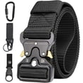 thumbnail image 1 of Mens Belt Tactical, Military Style Heavy Duty Nylon Work Belts With Acsergery Quick-release Metal Gift, 1 of 5