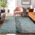 thumbnail image 4 of Addison Rugs Premium Machine Washable Mayfield  Teal 3' x 5' Rug, 4 of 7