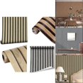 thumbnail image 4 of Wood Effect Wallsticker Faux Wood Panel Interior Design Home Decoration Smooth Texture Easy To Install Generous Coverage, 4 of 12