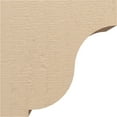 thumbnail image 3 of 7"W x 14"D x 14"H Classic Van Buren Rough Cedar Woodgrain TimberThane Corbel, Primed Tan, 3 of 6