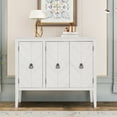 thumbnail image 2 of 40'' Modern Console Table  Living Room with 2 Shelves Antique White, 2 of 5