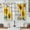 Sunflower1, variant on Ocean Beach Kitchen Curtains - Summer Starfish Seashell Tropical Sea Sky View Print Decor Home Bedroom Living Room Rod Pocket Window Drapes 2 Panels Set, 56"x36"