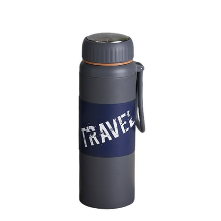 

Oiur Vacuum Cup Food Grade Large Capacity Long-term Preservation Leakproof Lanyard Drinking Stainless Steel Men Women Business Thermal Bottle for Home