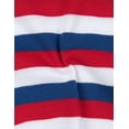 thumbnail image 2 of Leveret Kids Boys Girls Two Piece Cotton Pajamas Red White & Blue Stripes 2 Year, 2 of 2