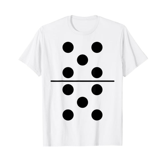 Domino 5 5 Family Matching Easy Group Halloween Costume T-Shirt