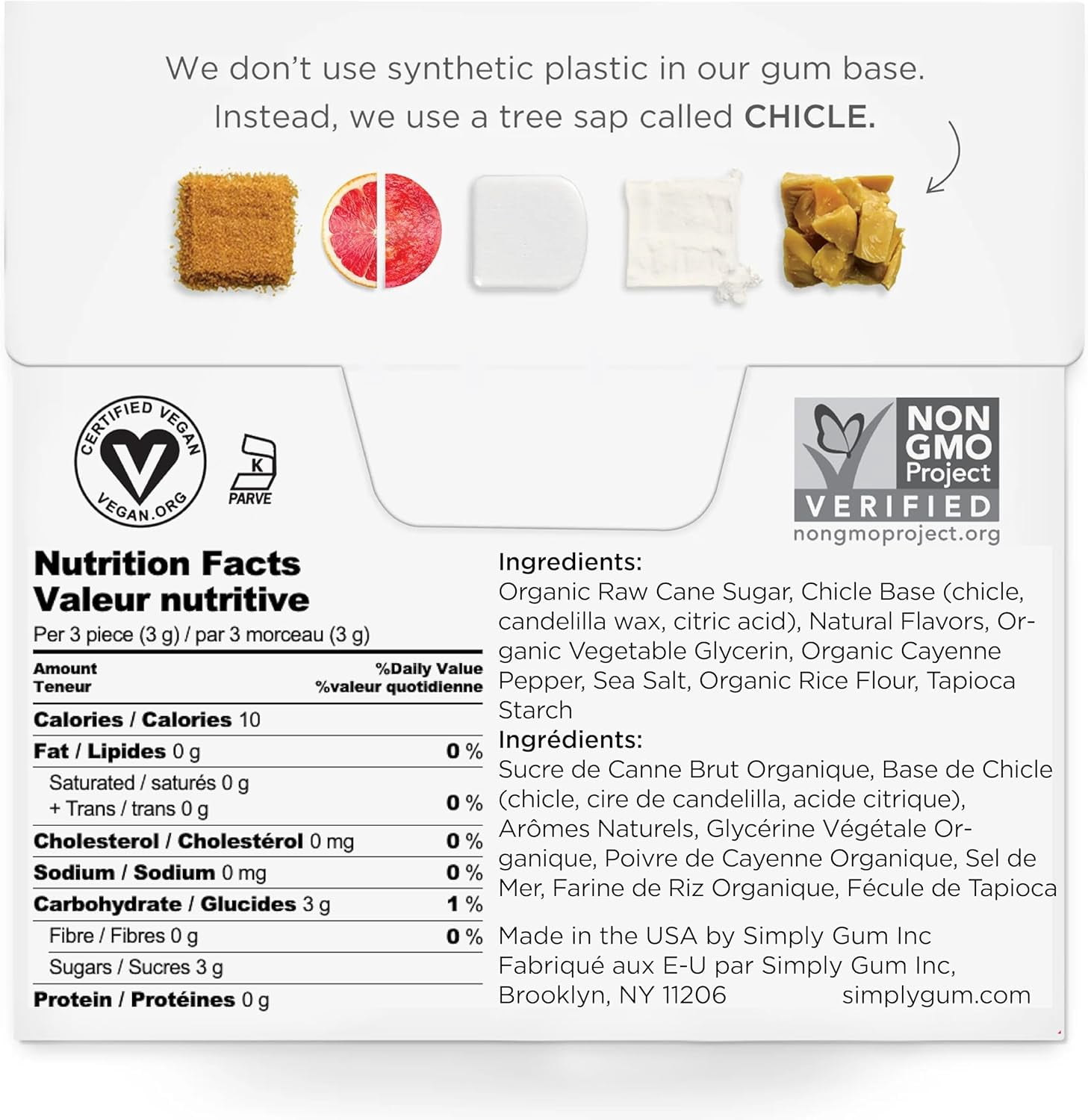 Simply Gum - Gum Cleanse - Case of 12 - 15 CT
