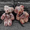 thumbnail image 3 of Llavero con colgante de oso de peluche sangriento, joyería fresca para cumpleaños, 3 of 4