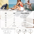 thumbnail image 7 of Smile Popcorn Women's Flip Flops Lightweight Thong Sandals Summer Beach Sandals with Arch Support, Black, 7 of 7