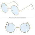 thumbnail image 5 of 1 Pair of Glasses Black Women Men Vintage Retro Glasses Unisex Fashion Circle Frame Sunglasses Eyewear, 5 of 9