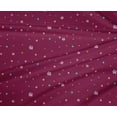 thumbnail image 4 of oneOone Polyester Lycra Fabric Dot & Flower Floral Printed Fabric 1 Yard 56 Inch Wide, 4 of 4