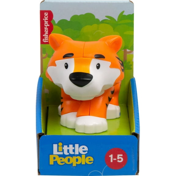 Fisher-Price Little People Tiger Animal Figure, Developmental Toy for Toddlers & Kids
