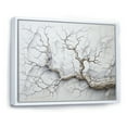 thumbnail image 2 of Designart "Monochrome Tree Of Gray And White I" Floral Floater Framed Wall Decor, 2 of 7
