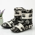 thumbnail image 7 of WOYY Christmas Bootie Slippers For Women Winter Warm Slippers Xmas Flat Home Shoes, 7 of 7