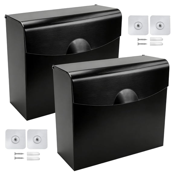 Contenedor para Desechos de Toallas Sanitarias PRRPRR Acero Inoxidable Paquete de 2