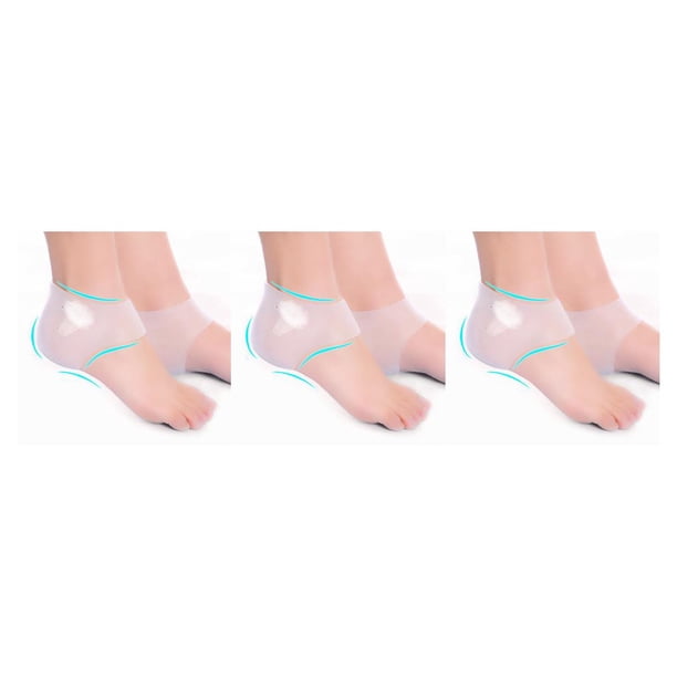 Minnieouse 1 par de refuerzos para el talón, protectores de pies reutilizables antideslizantes, plantilla de envoltura transpirable, inserciones Type1 NO1