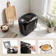 thumbnail image 2 of Programmable Bread Maker 2 lb Loaf 3 Sizes 19 Presets Including Gluten-Free Dough and Jam Delay Timer Black Bestseling, 2 of 6