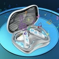 thumbnail image 4 of Auriculares Bluetooth, auriculares inalámbricos, auriculares Bluetooth para juegos - Auriculares intraaurales inalámbricos Bluetooth con baja latencia y luces de respiración coloridas para una experie, 4 of 5
