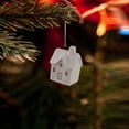 thumbnail image 3 of Ceramic Christmas Mini Snowhouse Ornament Uniquely Embodies Atmospheric Holiday And Exquisite Design. for Chandelier, 3 of 6