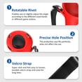 thumbnail image 2 of Protector Del Controlador 1 par de fundas de empuñadura con correa ajustable para nudillos de silicona para Meta Quest Pro VR, 2 of 7