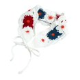 thumbnail image 3 of KLKCMS Bandana au Crochet pour Femmes Confortable Design Vintage Mignonne Foulard pour Cheveux Accessoires Photo Rouge Bleu, 3 of 9