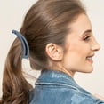 thumbnail image 3 of 7 Pcs Banana Hair Clips, 4.7 In Claw Clips for Thick Thin Hair, Ponytail Holders, Women Hair Accessories Gifts, 3 of 12
